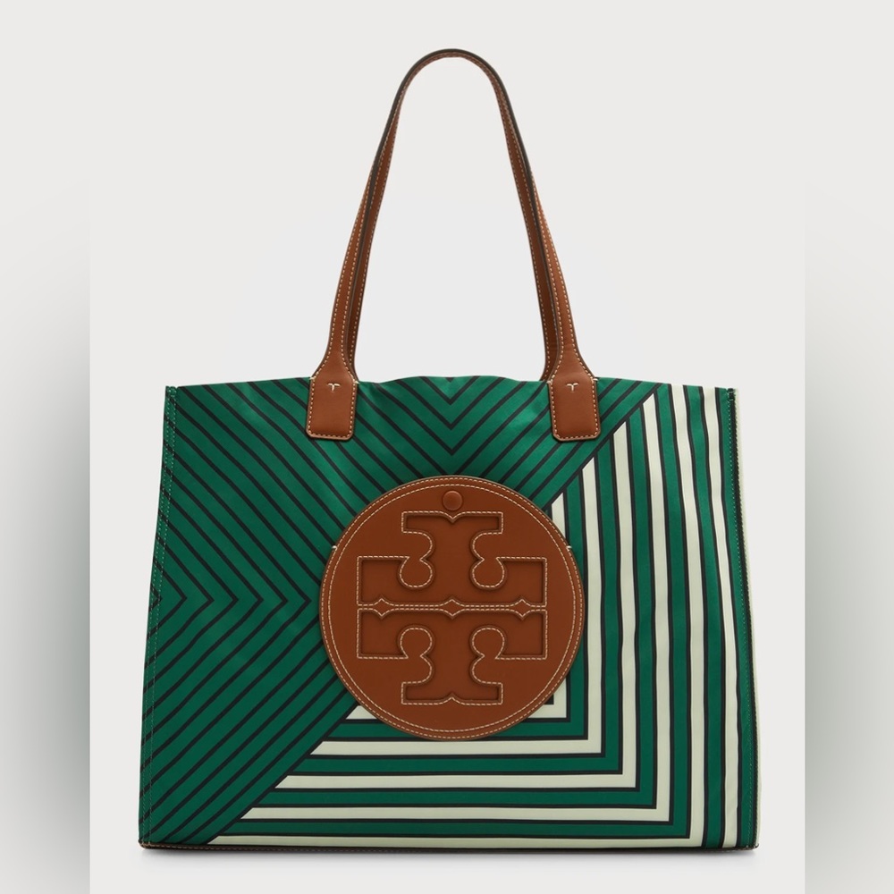 NEW Tory Burch Ella Hot Air Balloon-Print Tote Bag